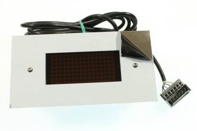 Этажный индикатор ИЛШ-921 для контроллера MCS220, матричный, синий, с мелодичным гонгом, шлиф. нерж.