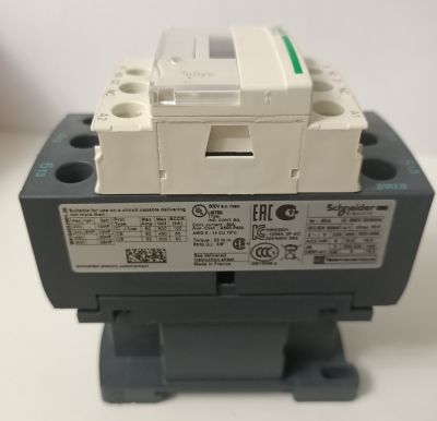 КОНТАКТОР 3Р,9 кВт, 38A,НО+НЗ ,220VAC 50ГЦ