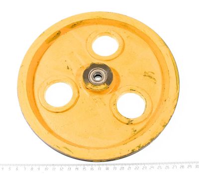 Шкив натяжного устройства ограничителя скорости металлический D=235mm